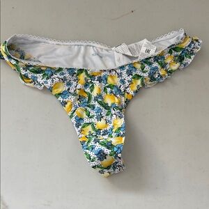 Tezenis large Lemon Print bikini Bottoms